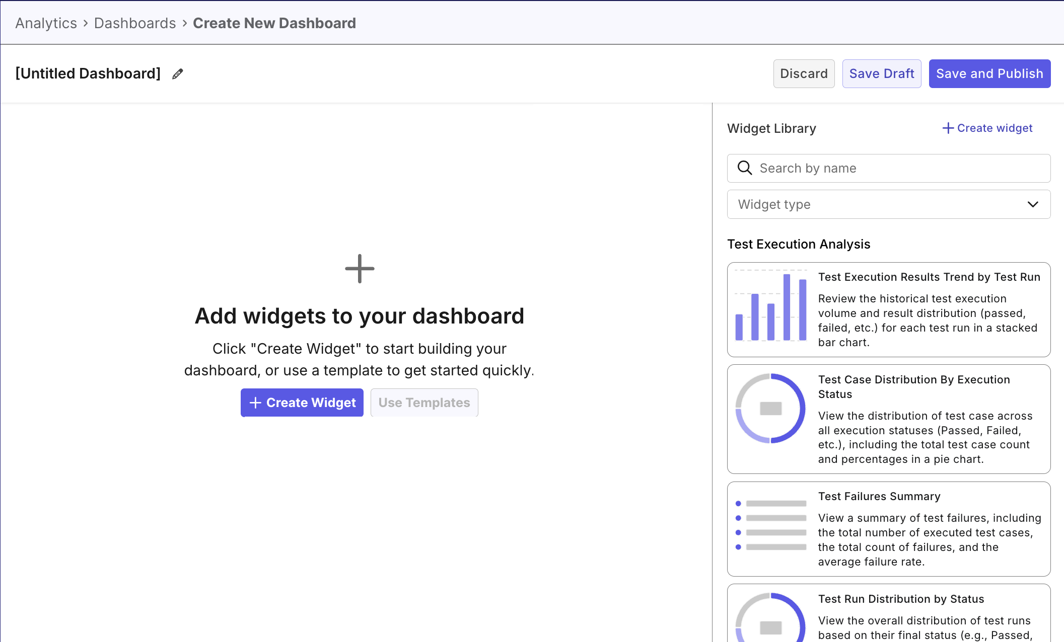 testops dashboard editor