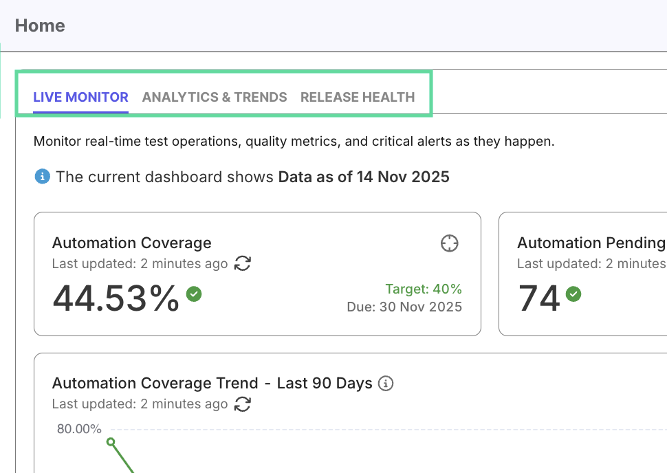 katalon true platform reports and analytics three dashboards