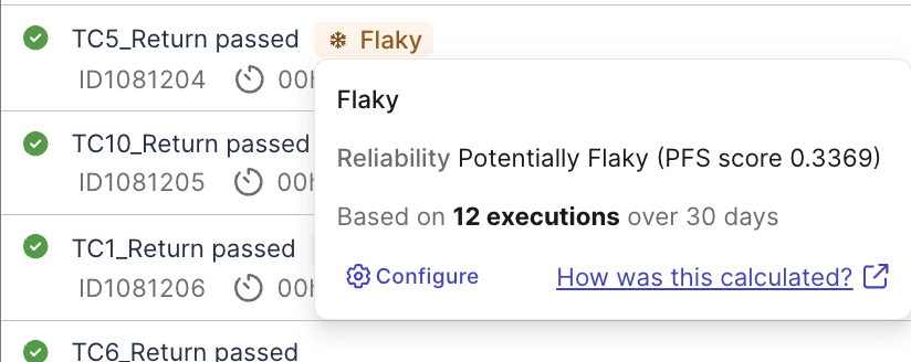 testops flaky tag