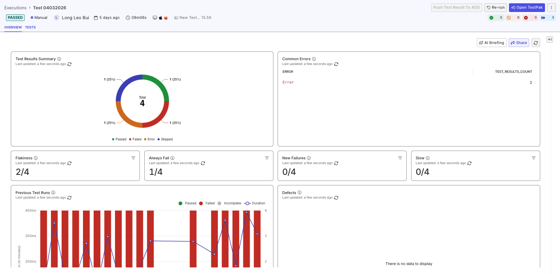 testops manual testing overview