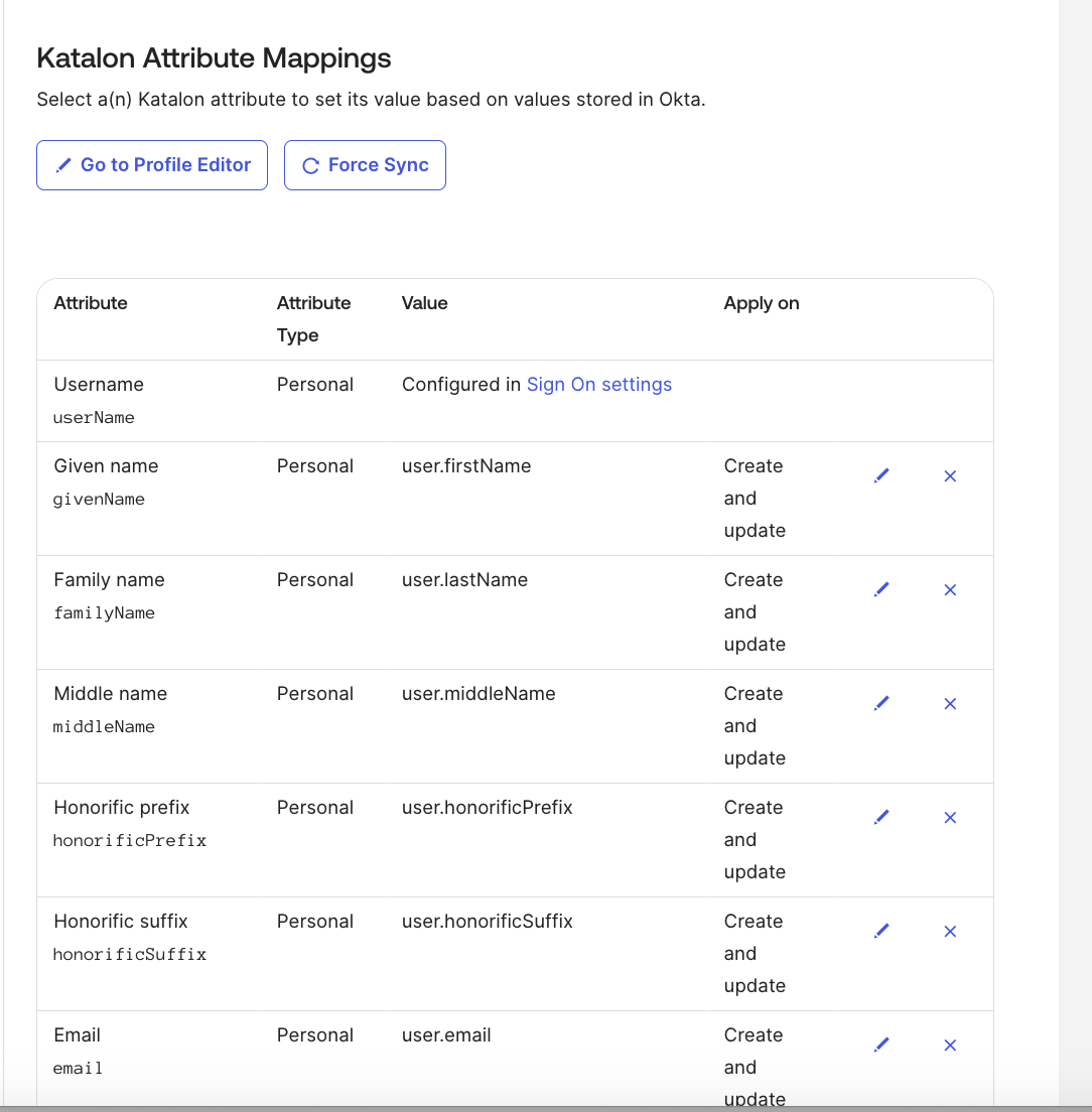Attribute Mappings in Okta