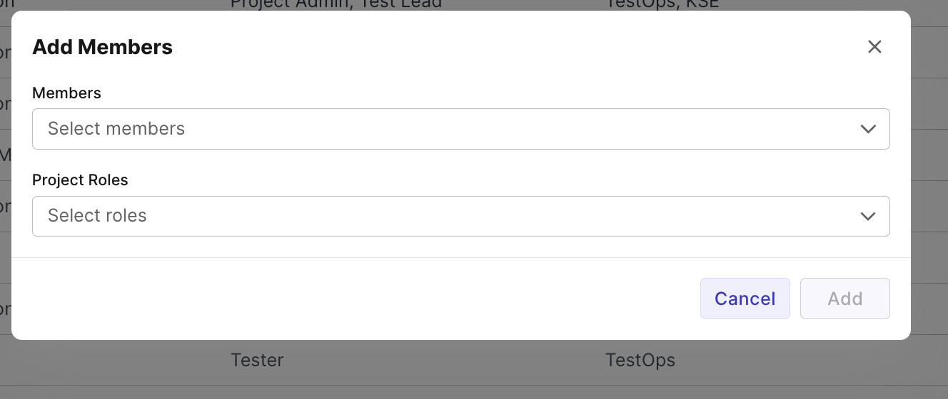 Assign project role