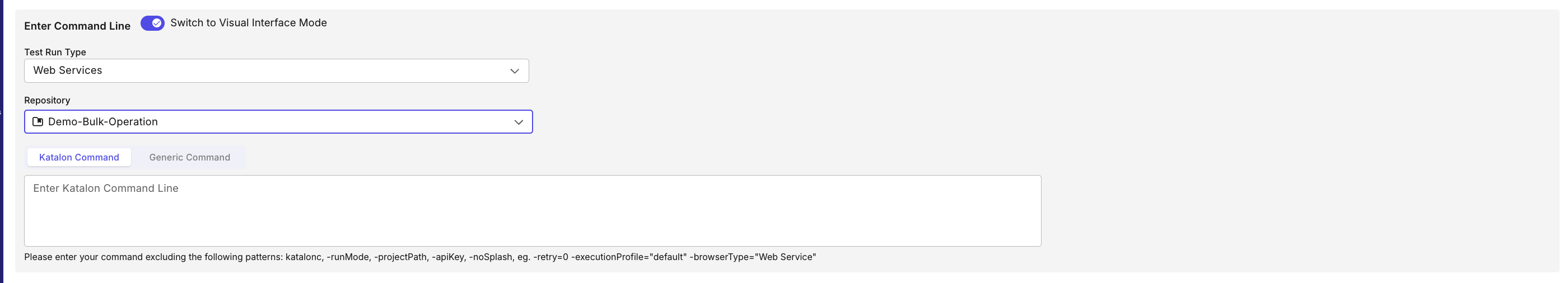 CLI mode