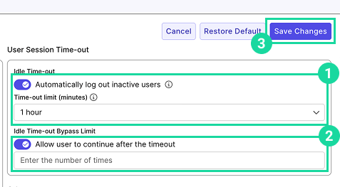 How to set bypass limit