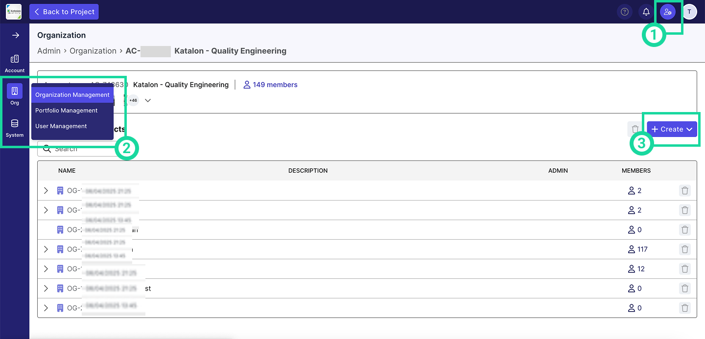Create org instructions
