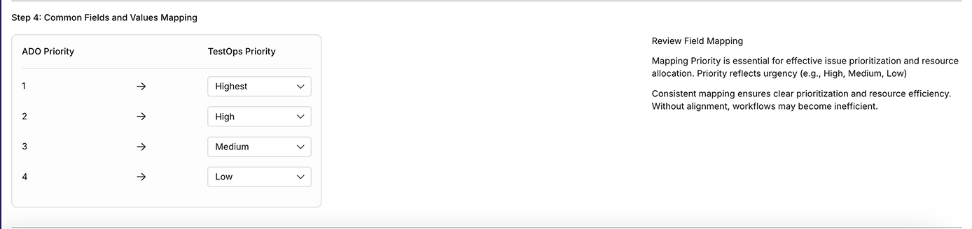 Filling in required fields in System Integration UI