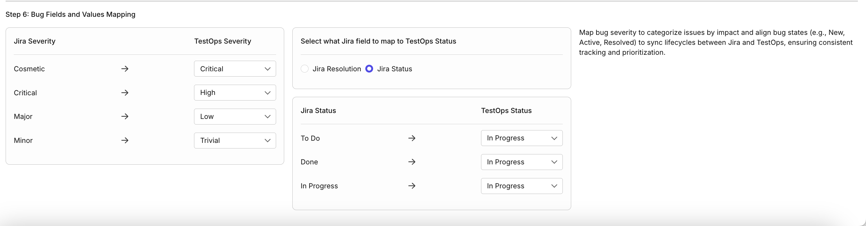 Filling in required fields in System Integration UI