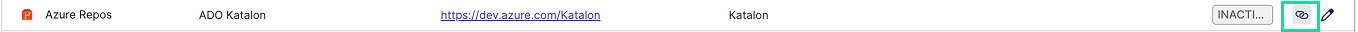Azure Repos reconnect button