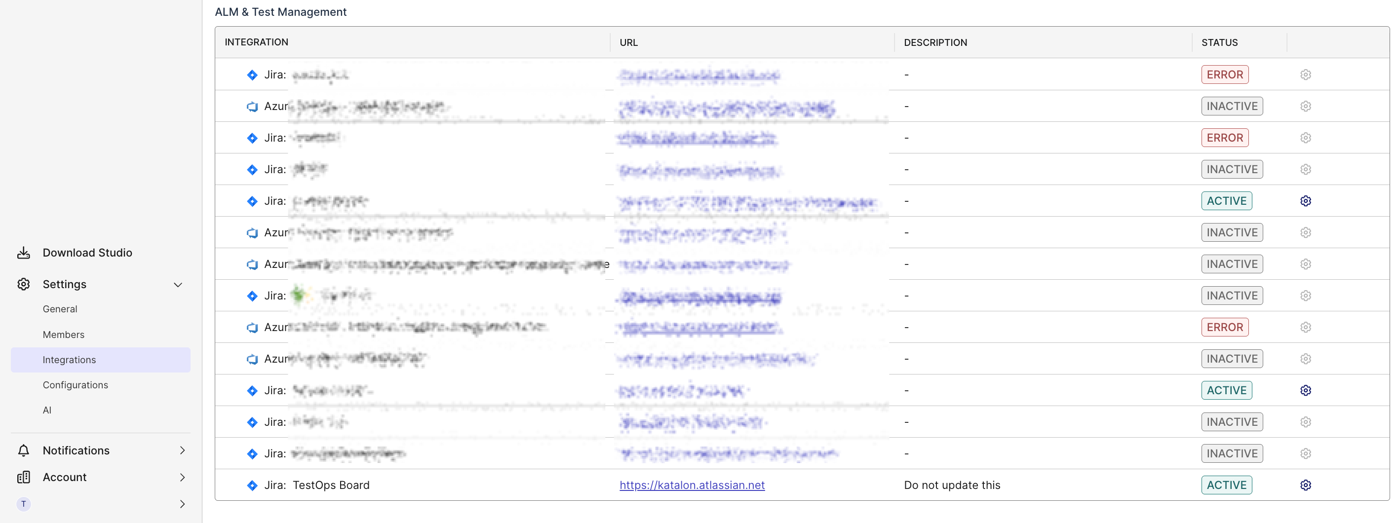 Jira clicks on Settings