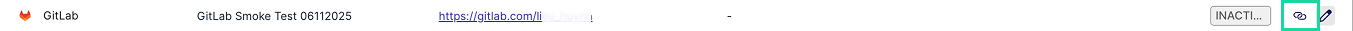 Gitlab reconnect button