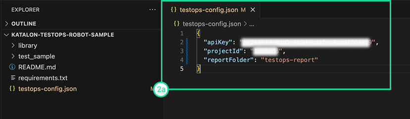 Config robot file