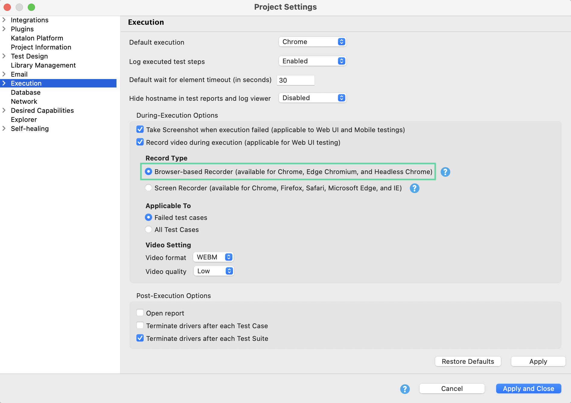 browser-based recorder