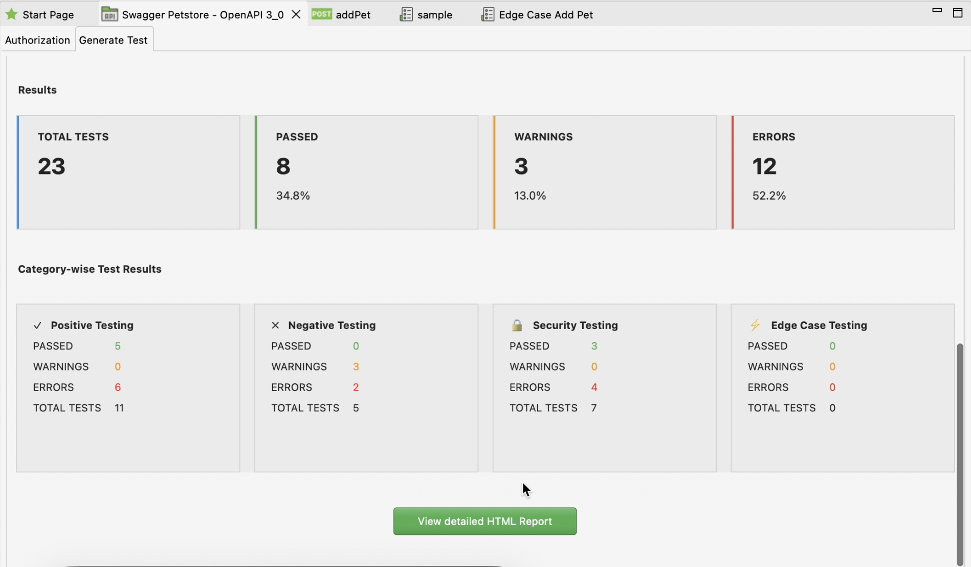 api report inside katalon studio