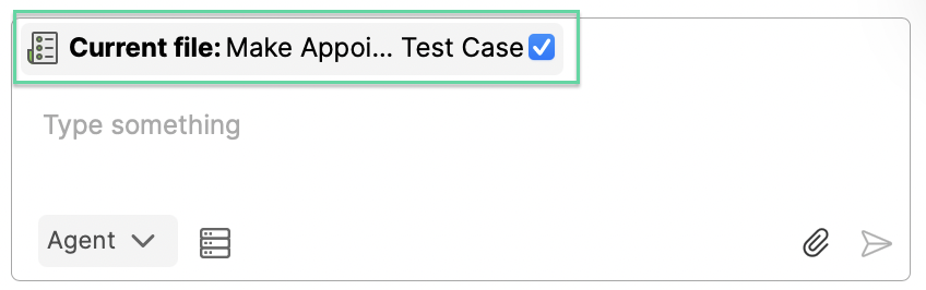 Tick or untick current file