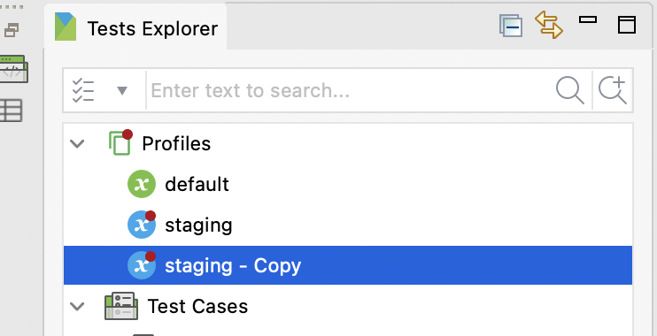 Paste and create a duplicate Profile