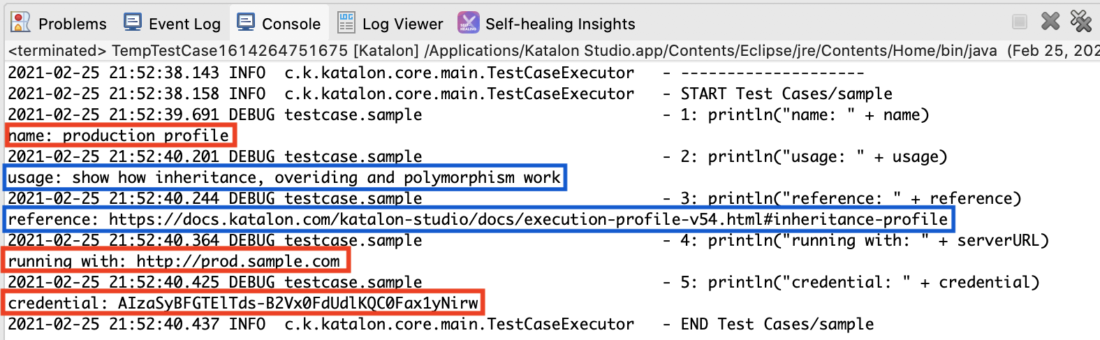 inherit profile example