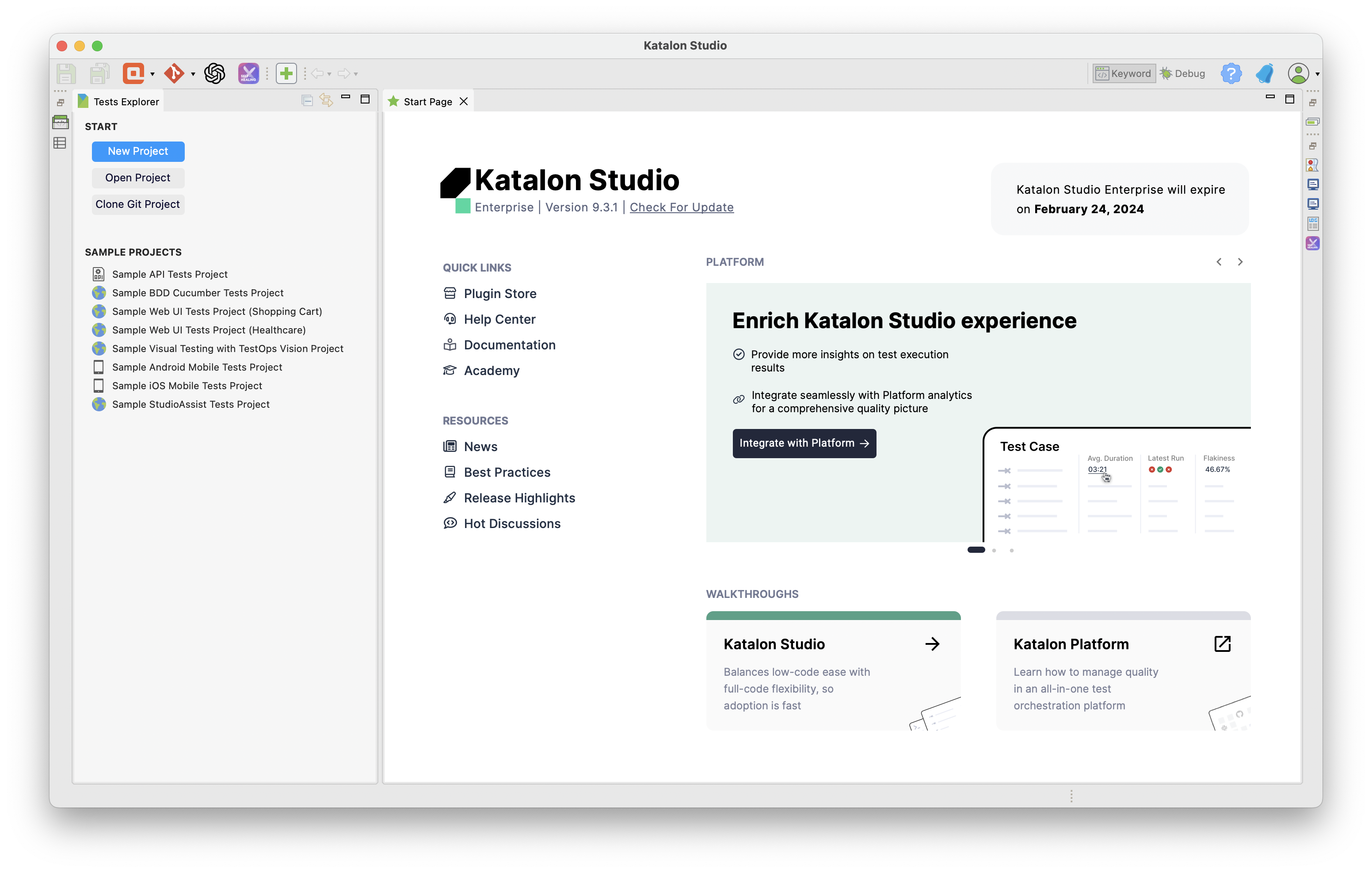 KS Start Page