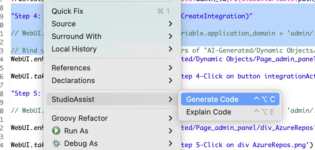 KS-10-3-2-StudioAssist-generate-code 