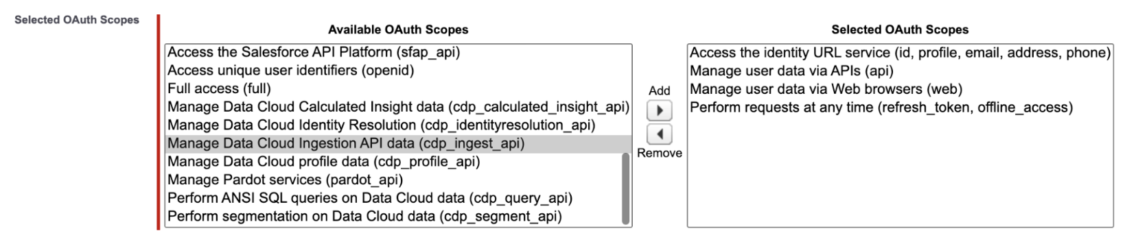 Create a Salesforce app