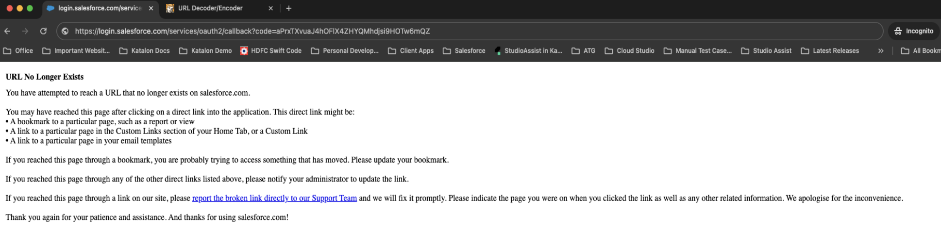 Get callback code