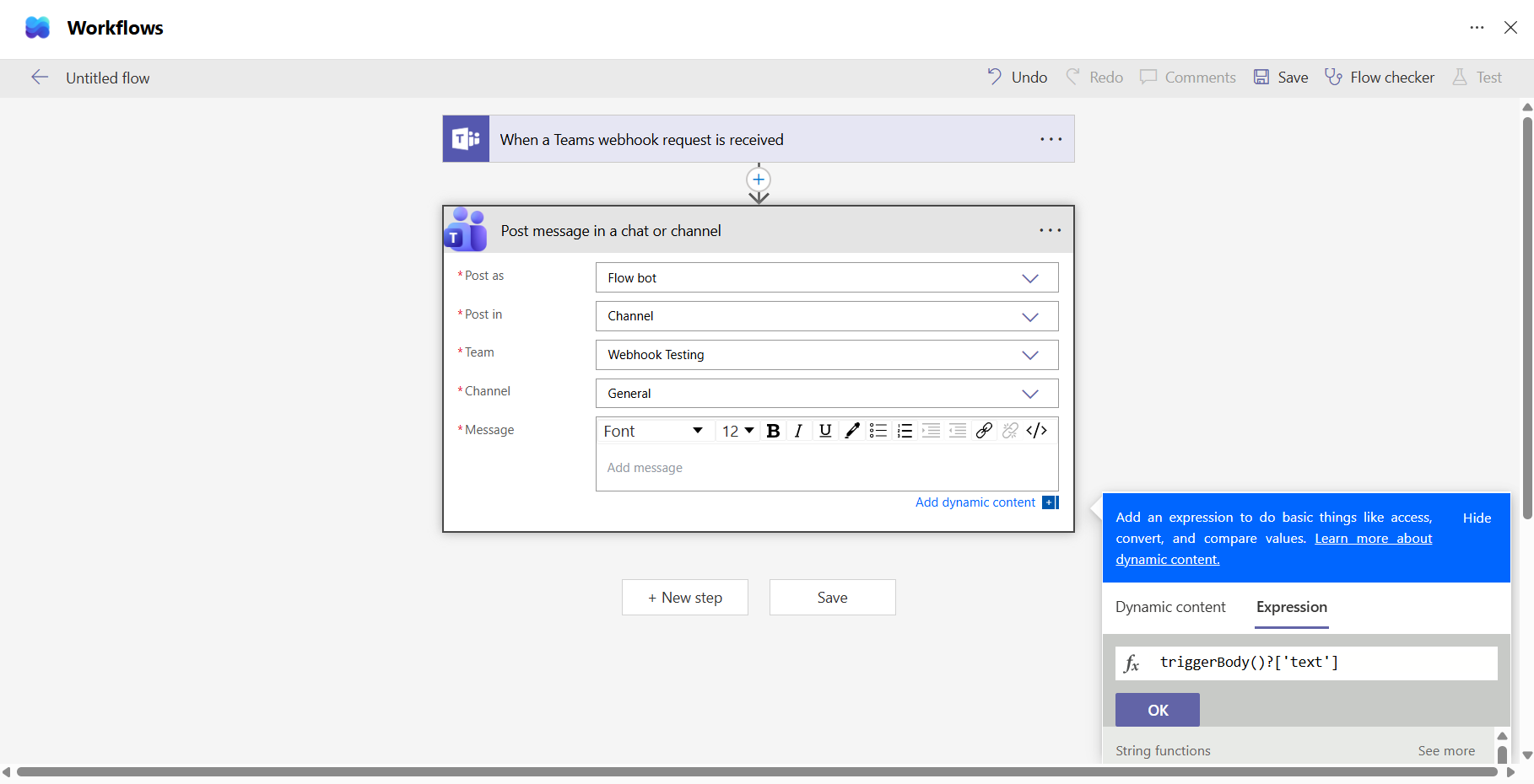 Set up webhook trigger