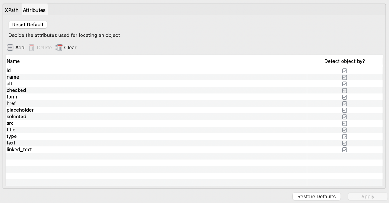 ai self healing web attribute locator strats