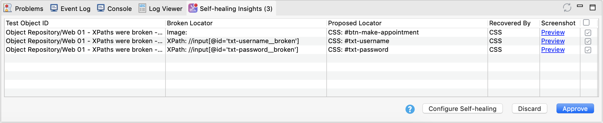 self healing insights
