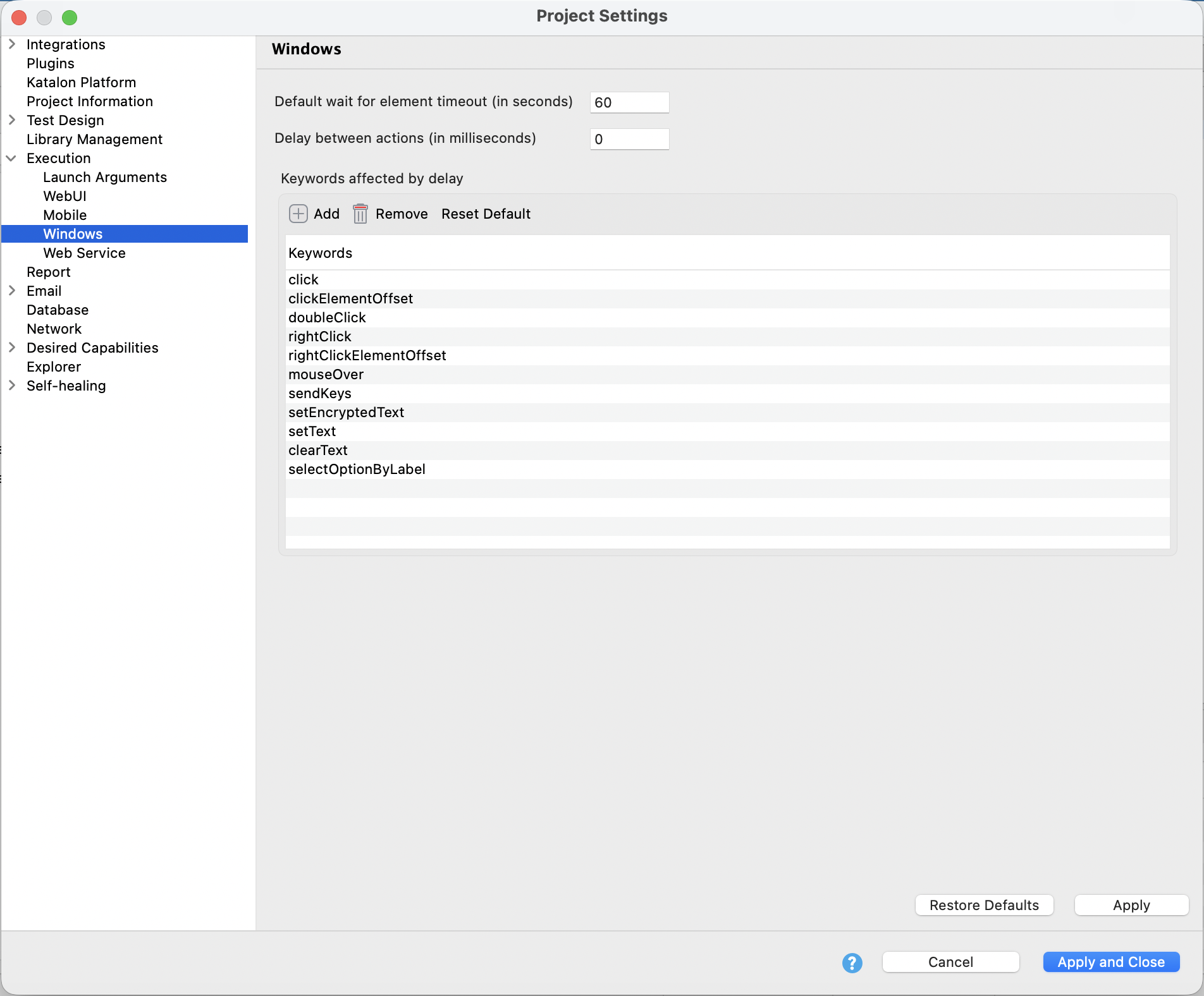 katalon studio execution setting menu windows.png
