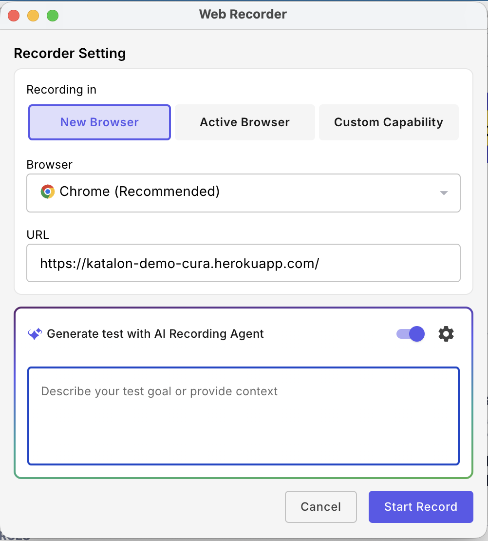 ai recording agent