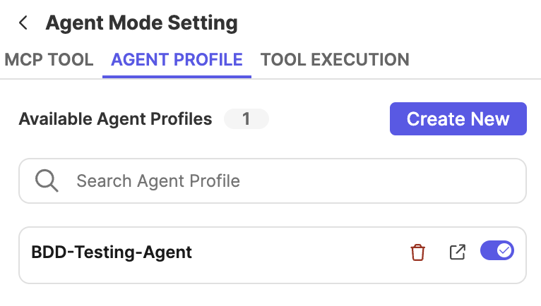 Edit an agent profile