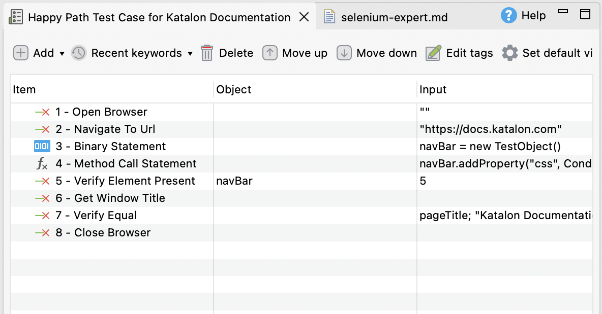 studioassist advanced use case selenium mcp server test case created