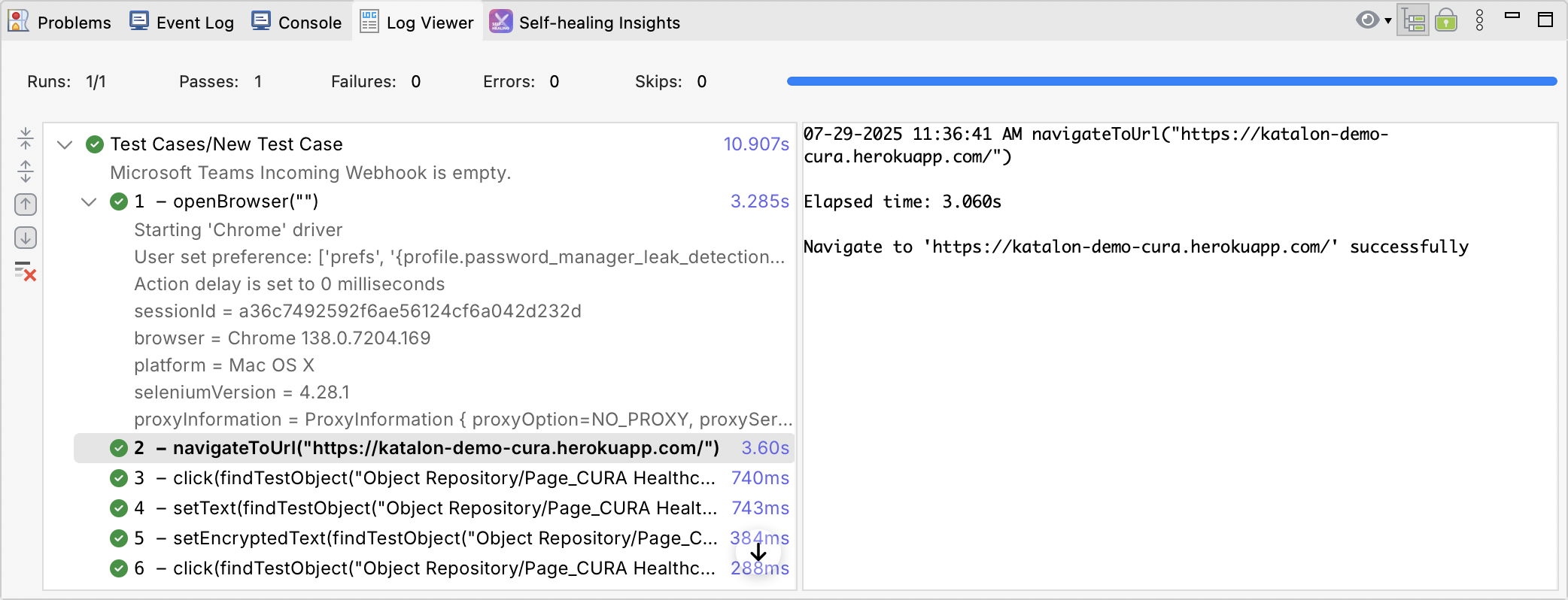 Log Viewer in KS