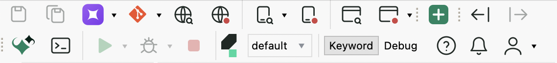 Toolbar view