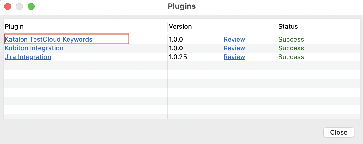 Reload plugins