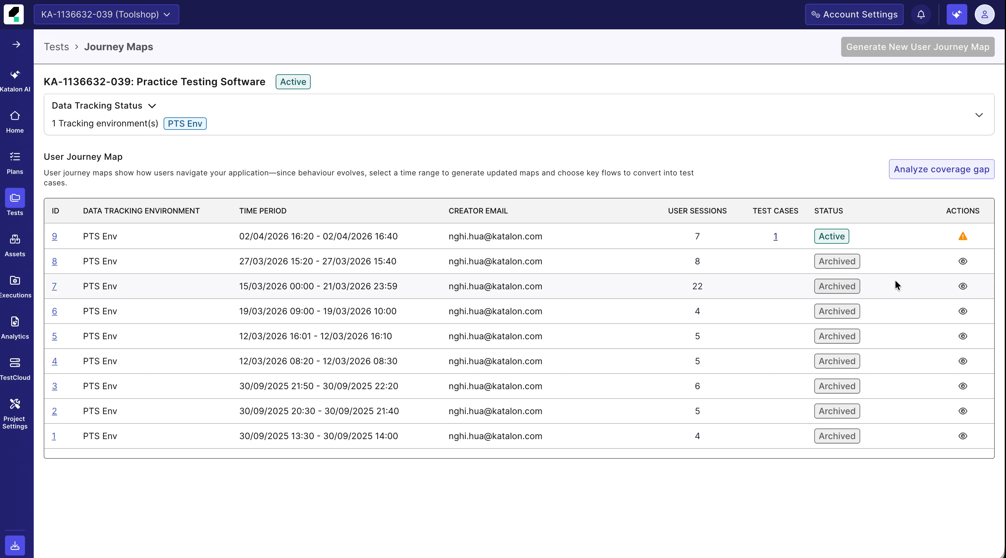 Enhanced workflow for retaining and archiving flows