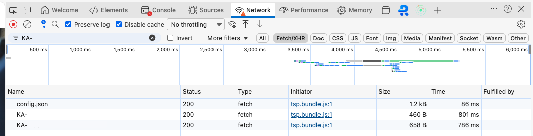 Verify traffic config